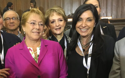«Con la Presidenta Bachelet, conversatorio acerca de mujeres políticas y medios de comunicación organizado por ParlAmericas en Chile»