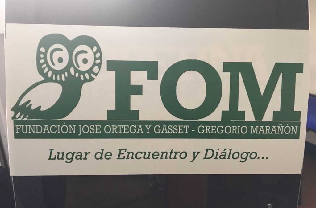 «En Madrid, Fundación Ortega y Gasset, Capacitación en Comunicación Política»