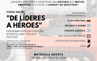 Formación. Curso online: Storytelling y Relato Político