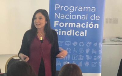 Formación para lideresas sindicales con la Secretaria de Trabajo, Presidencia de la Nación