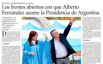 Opinamos sobre los primeros pasos de Alberto Fernández en El Mercurio, Chile