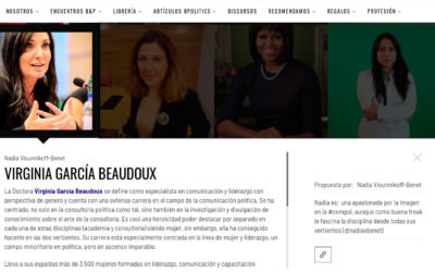 Recibimos reconocimiento como referentes de la comunicación política