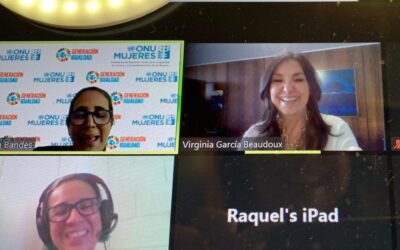 Diputadas en taller de comunicación con Virginia García Beaudoux