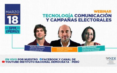 Orlando D’Adamo dialogó en Perú sobre comunicación y campañas actuales