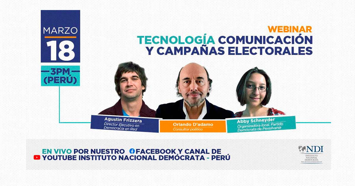 Orlando D’Adamo dialogó en Perú sobre comunicación y campañas actuales