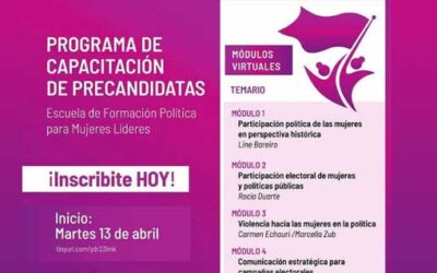 Preparación en comunicación para precandidatas en Paraguay