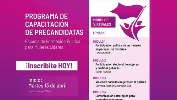 Preparación en comunicación para precandidatas en Paraguay