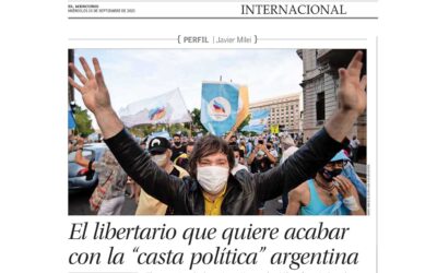 En el Mercurio de Chile analizamos el fenómeno Milei