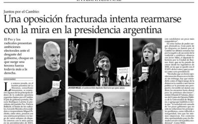 Entrevista en El Mercurio, Chile, sobre las disputas en la oposición en Argentina
