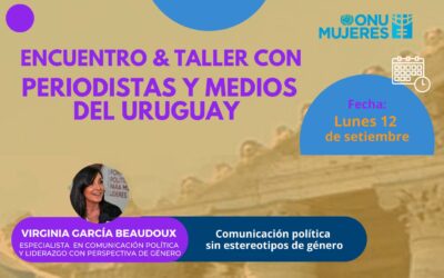Taller con periodistas y medios del Uruguay