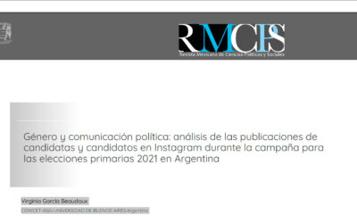 Género y comunicación política: análisis de las publicaciones de candidatas y candidatos en Instagram durante la campaña para las elecciones primarias 2021 en Argentina