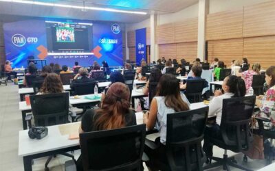 En México, apoyando la preparación de la comunicación de candidatas