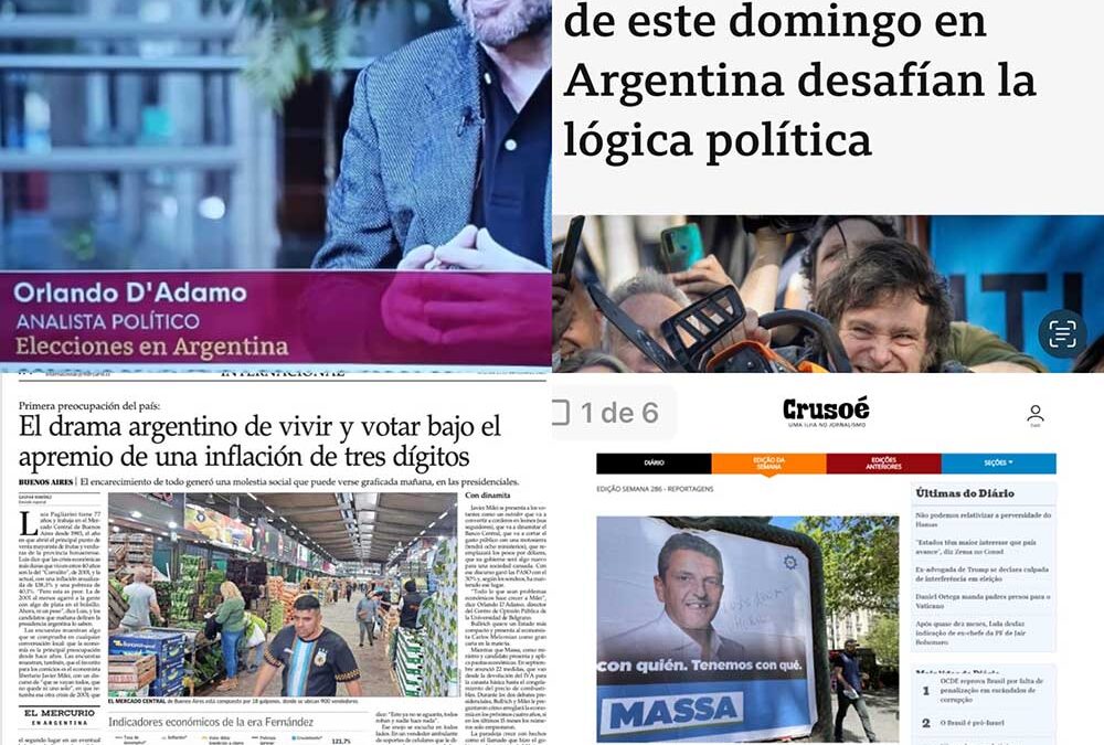 Analizamos en medios internacionales las perspectivas para las elecciones en Argentina