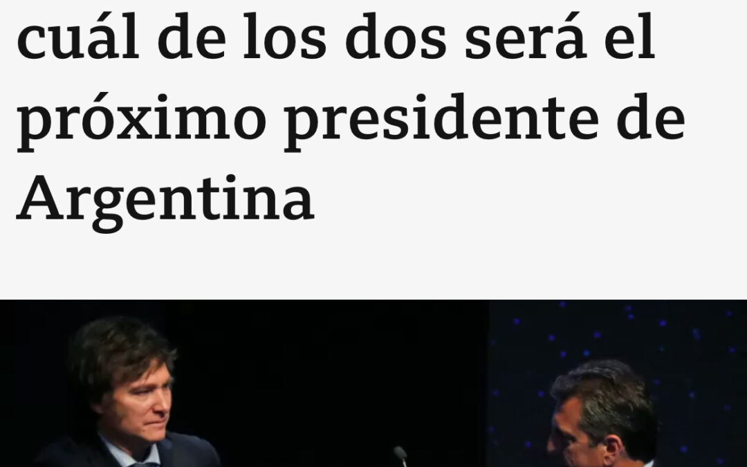 En medios internacionales analizamos los escenarios del balotaje en Argentina
