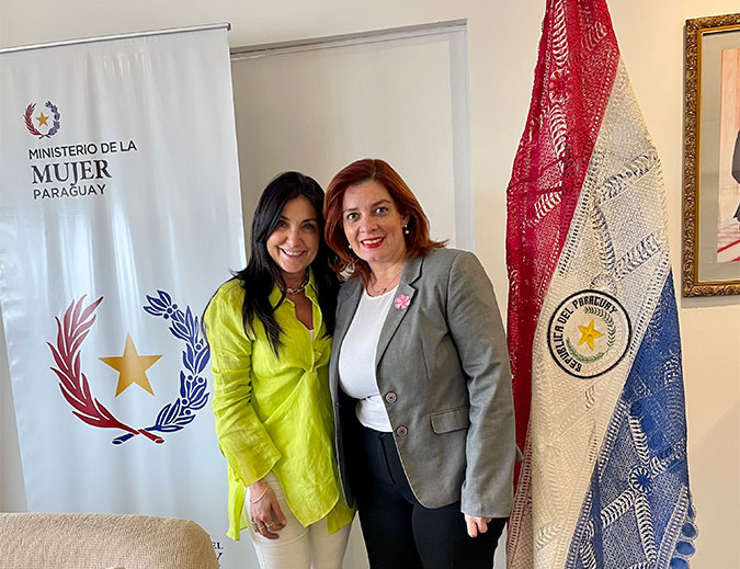Acompañamos a la Ministra de la Mujer y a mujeres líderes en Paraguay