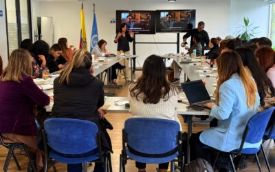 Taller con periodistas en Colombia